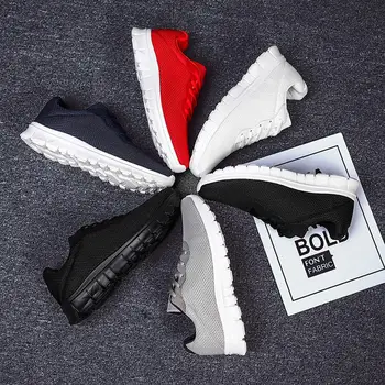 

Men Running Fashion Women Lightweight Sneakers Shoes Outdoor Sports Shoes Breathable Mesh Comfort Running Shoes 2020New