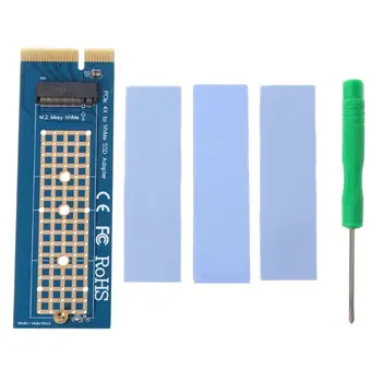 

NGFF M.2 M Key to PCI Express Expansion Card Converter PCIe 3.0 4X NVME SSD Adapter Card for Desktop PC 2230 2242 2260 2280