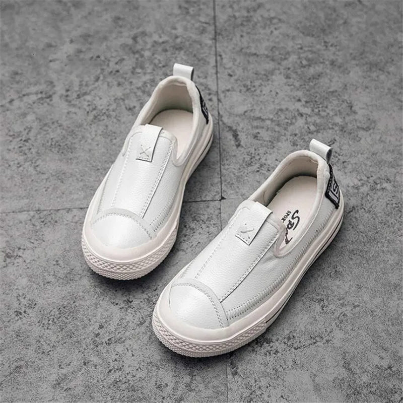 white Weoneit/детские кроссовки для мальчиков; Новинка; сезон весна-осень; повседневная детская обувь на плоской подошве; цвет белый, черный, красный; Chaussure Enfant - Цвет: white