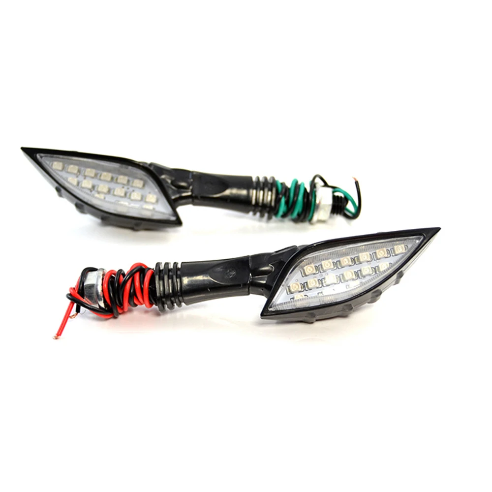 

New flashing Motorcycle Skull Hand 15 LED Turn Signals Bobber Cruisers Amber Indicator LED Blinker flasher Stop Light Brake Lamp