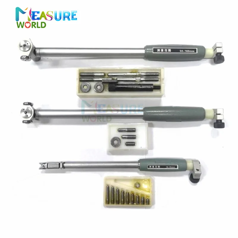 Inner Diameter Gauge Measuring Rod + Probe 10-18-35-50-160 10mm 0.01 indicator Accessories Measurement Tool carpentry gauge,woodworking gauge,steel ruler gauge,measurement ruler,angle measuring tool