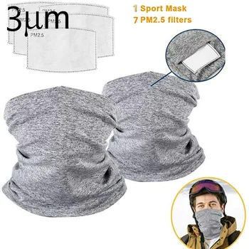 

Face Cover Neck Gaiter Windproof Scarf Sunscreen Breathable Bandana Balaclava for Outdoors/Festivals/Sports, Multi-Purpose Face