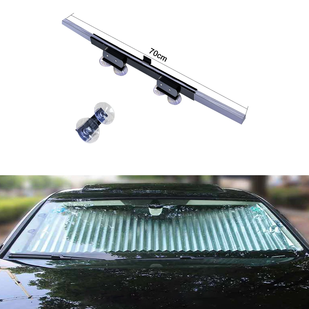 

Car Retractable Windshield Anti-UV Car Window Shade Car Front Sun Block Auto Rear Window Foldable Curtain Sunshade