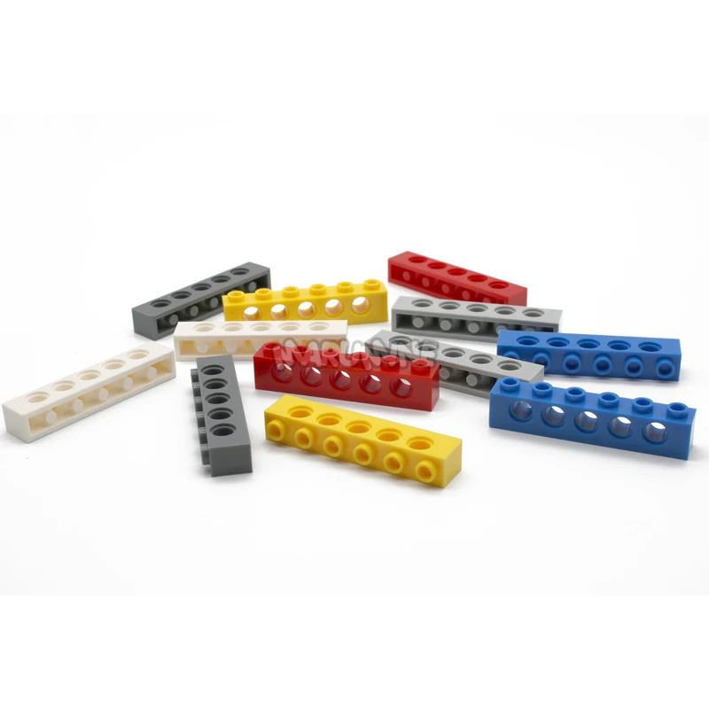 MARUMINE 30 шт./лот Technic Brick 1x6 с отверстиями строительные блоки аксессуары 3894 Обучающие Классические игрушки для мальчиков и девочек