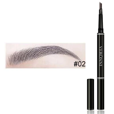 5Styles Microblanding Tattoo Eyebrows Pencil Waterproof Natural Eye Brow Pen Long Lasting Eyebrow Enhancer Pencil Eyes Makeup - Color: Color 2