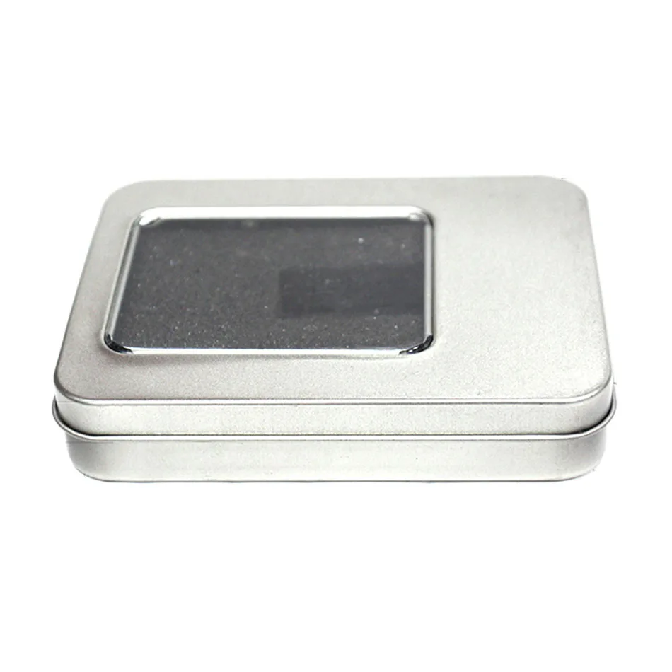 Xin Jia Yi упаковка на заказ жестяная коробка с тиснением квадратной формы маленькие металлические жестяные коробки мелкая жестяная коробка