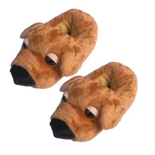 Зимние мужские слипперы, tricolor большеглазая собака стильная футболка с изображением персонажей видеоигр домашние тапочки с изображением головы тапочки из хлопчатобумажной ткани плюшевые тапочки из хлопчатобумажной ткани