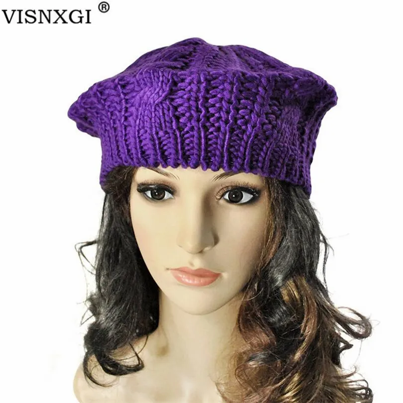 VISNXGI унисекс зимняя теплая шапка s вязанная хлопковая шапка Skullies мужские и женские весенне-осенние уличные повседневные спортивные хип-поп