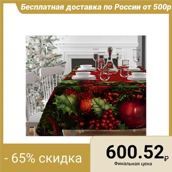 

Tablecloth impregnated with "Holly decoration", 120x140 cm, oxford, 240 g / m2, 100% polyester