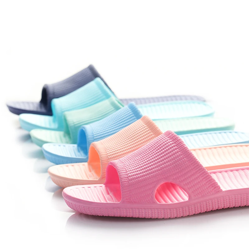 Summer Men Women Indoor Slippers Floor Flat Shoes Indoor EVA Flip Flops Lovers Non-slip Bathroom Home Zapatillas De Hombre