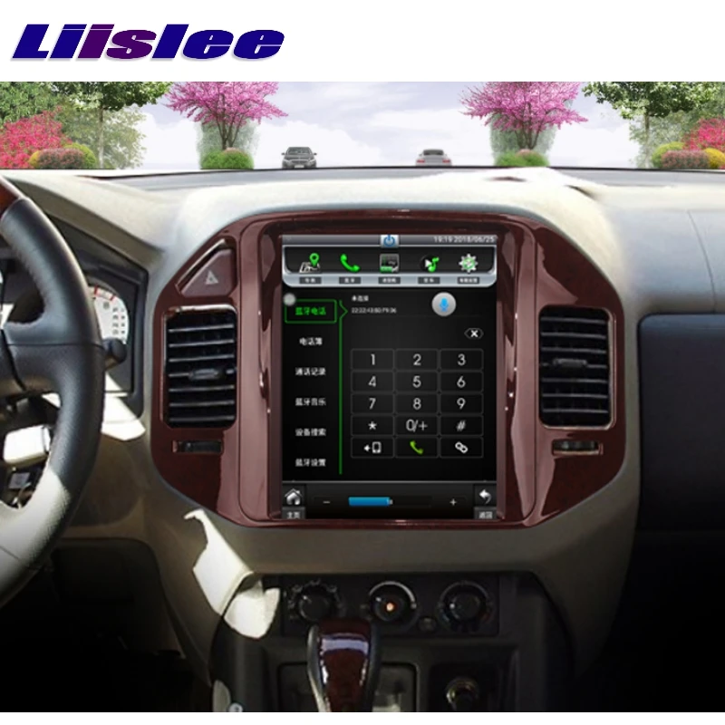 LiisLee для Mitsubishi Pajero V60 V73 1999~ 2006 автомобильный мультимедийный DVD gps аудио радио DSP стерео CarPlay 4G ram навигация NAVI