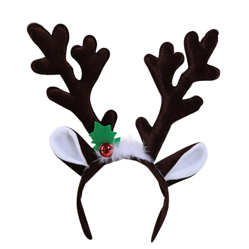 Xmas headband Рождественские ободки, аксессуары для волос для девочек, милая Рождественская повязка на голову, подарок для детей, рождественские вечерние аксессуары, navidad diademas 20N5 - Цвет: Xmas headband