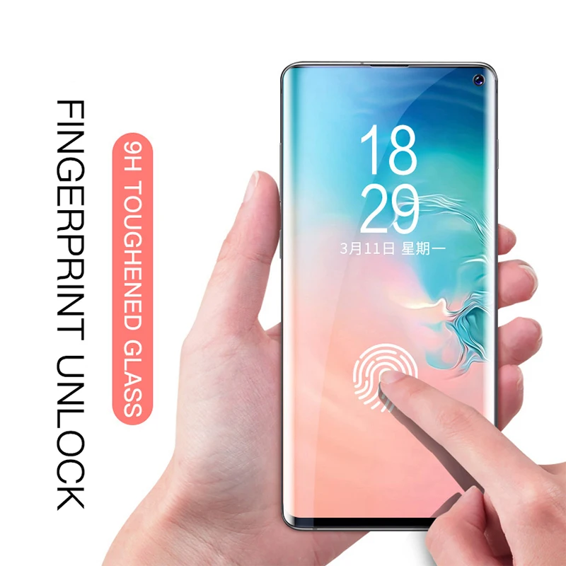 Закаленное стекло для Samsung Galaxy S10 Plus Защитное M10 M20 M30 | Мобильные телефоны и