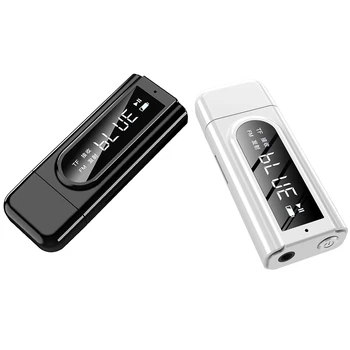 

K9USB 5.0 Bluetooth Receiver AUX Bluetooth Adapter for PC TV Car Headphone 3.5mm Jack Transmitter TF Card