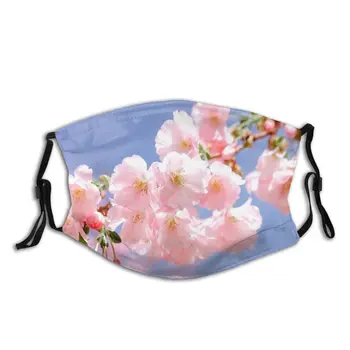 

Anti Dust Mask With Filter PM 2.5 Face Mouth Cover, Japanese Flower Windproof Face Masks Reusable