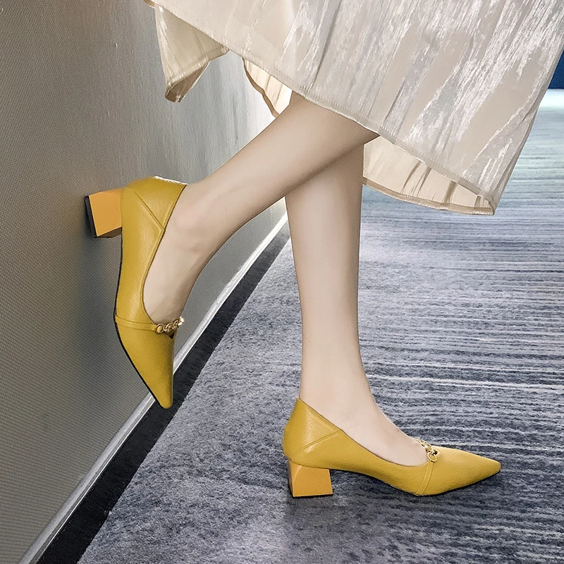 Пикантная обувь с острым носком; женская обувь на низком каблуке; обувь для офиса; женская Винтажная обувь; балетная обувь для женщин; Новинка года; обувь без застежки