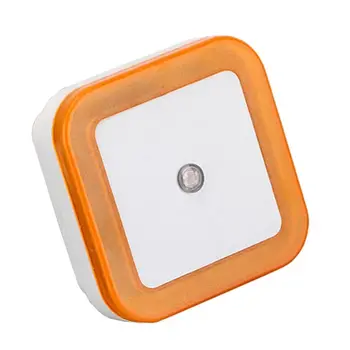 

Light Control LED Night Light Square Energy Saving Intelligent Sensor Lamp Decor For Hallway Bathroom Bedroom Q0KF
