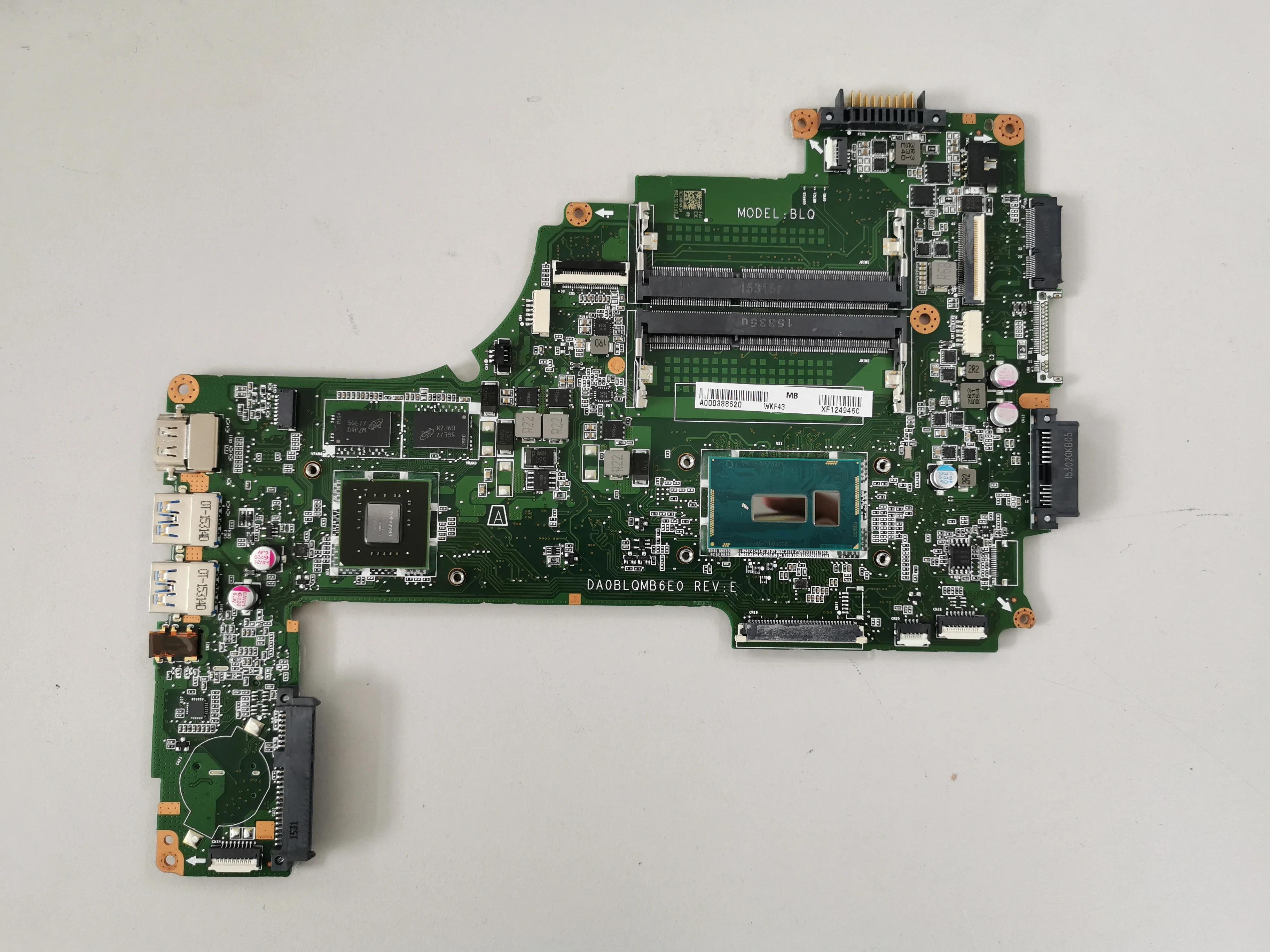 A000388620 DA0BLQMB6E0 материнская плата для TOSHIBA Satellite L50 L50-C материнская плата для ноутбука с i5-5200U полностью протестирована
