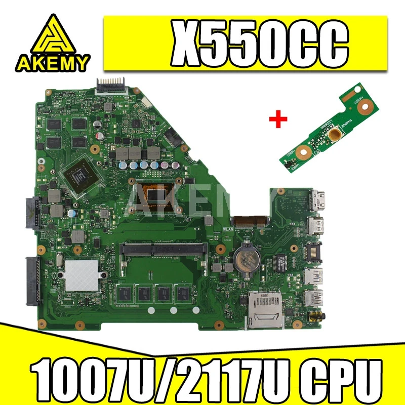 X550CC материнская плата Rev2.0 1007U/2117 4G RAM для Asus R510C X552C ноутбука | Компьютеры и офис