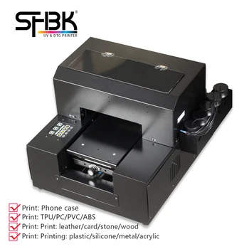 Billig A4 Uv Drucker Ist Geeignet Für Glas TPU Leder Material Muster Druck Freies Verschiffen Mit Fünf-farbe Tinte Set