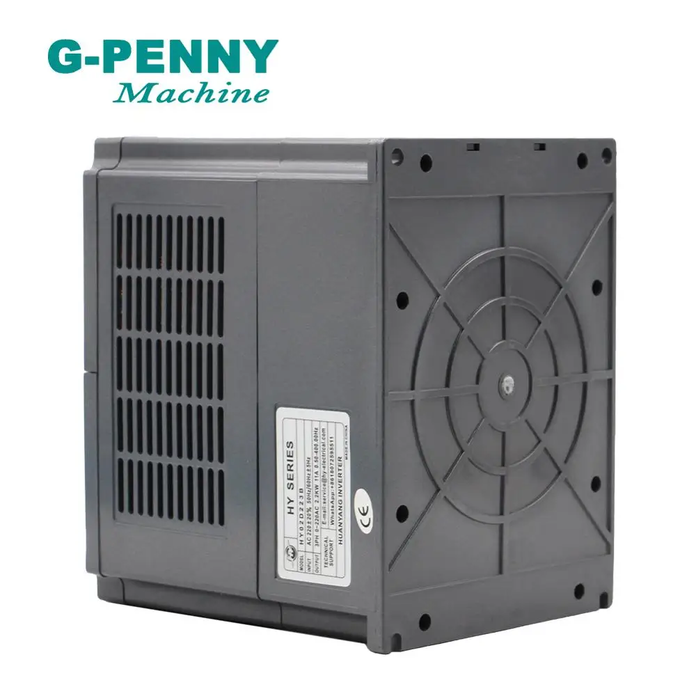 Частотно регулируемый привод VFD 220 В кВт инвертор 1HP или 3HP вход CNC Управление
