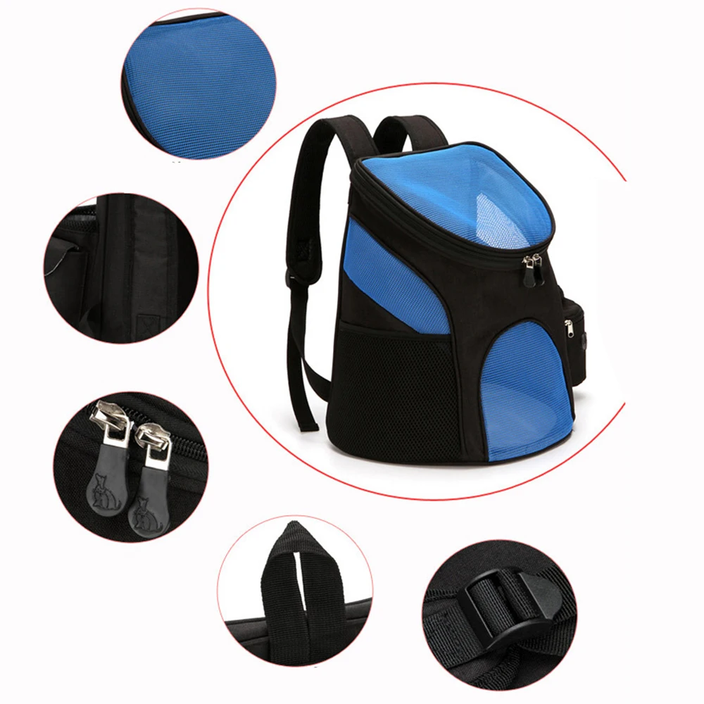 2023 New Pet Carrier Backpack for Dogs and Cats Puppies Fully Ventilated Mesh for Travel Hiking Walking & Outdoor Use Portable