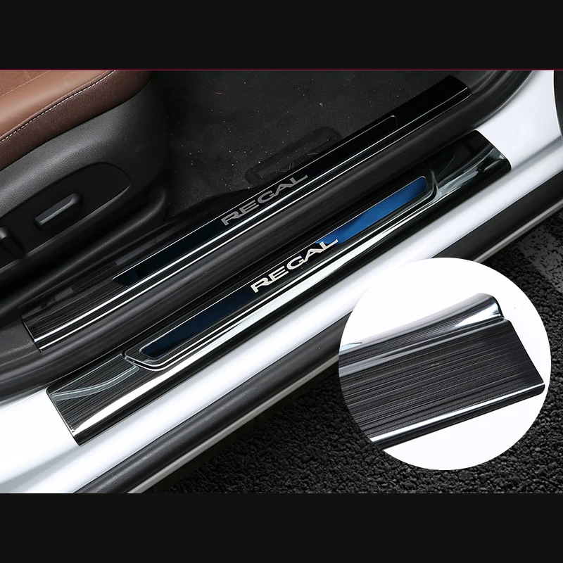 От до, предназначенный для buick regal, нержавеющая сталь, порог бар добро пожаловать педали, декоративные аксессуары