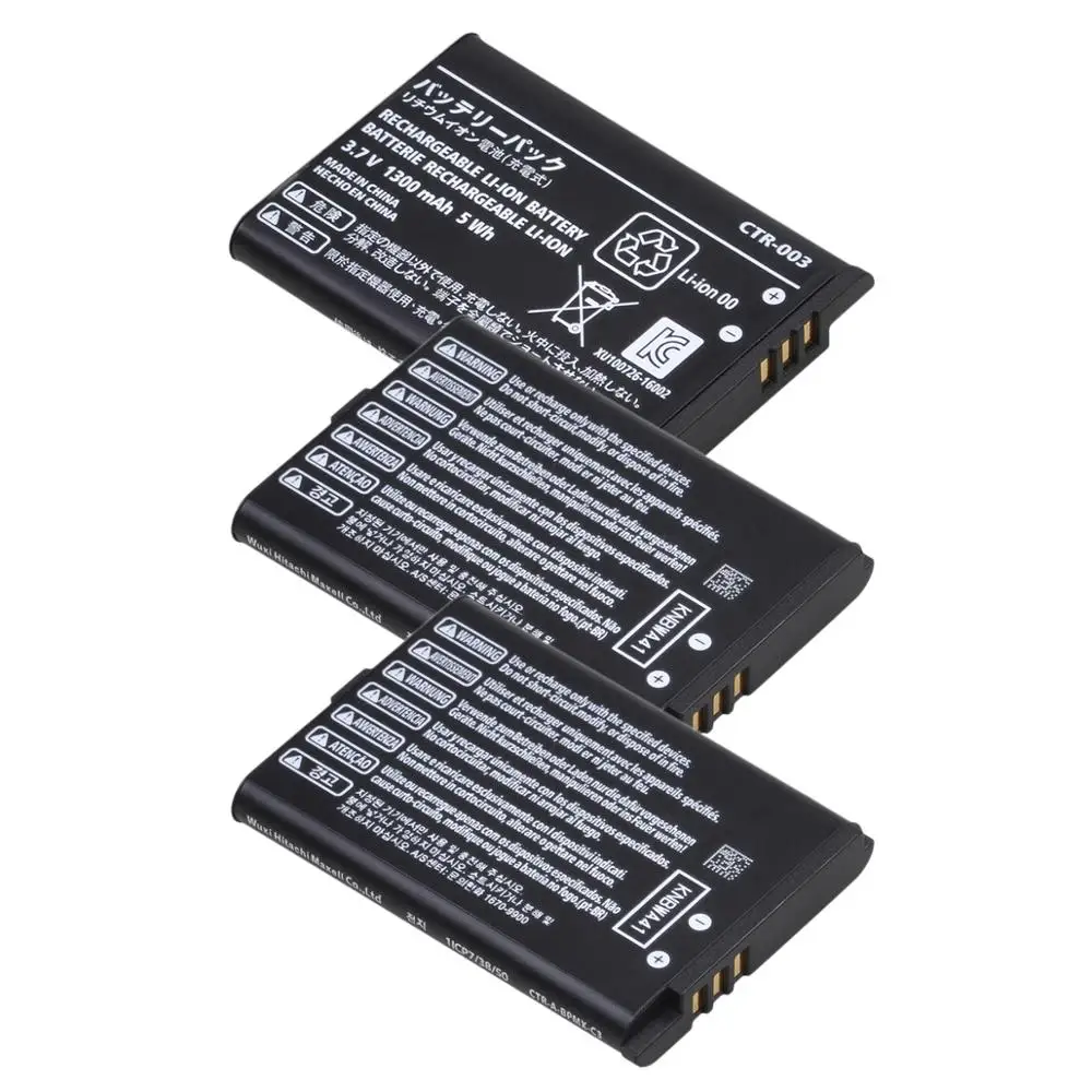 

3Pcs 1300mAh CTR-003 CTR 003 Battery for Nintendo 3DS Console
