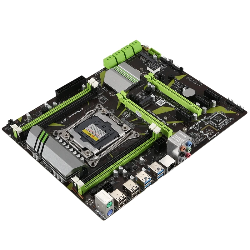 X99 LGA2011 3 материнская плата 4 канала DDR3 32G ram NVME SSD M.2 USB 0 SATA PCIE 16X ATX для процессора Intel I7