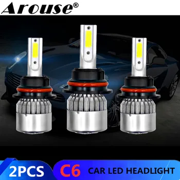 

AROUSE 9007 H7 H11 H1 H3 9005 9006 COB Car LED Headlight Bulbs H4 Hi-Lo Beam 72W 8000LM 6000K Auto Headlamp Led Car Light 12V
