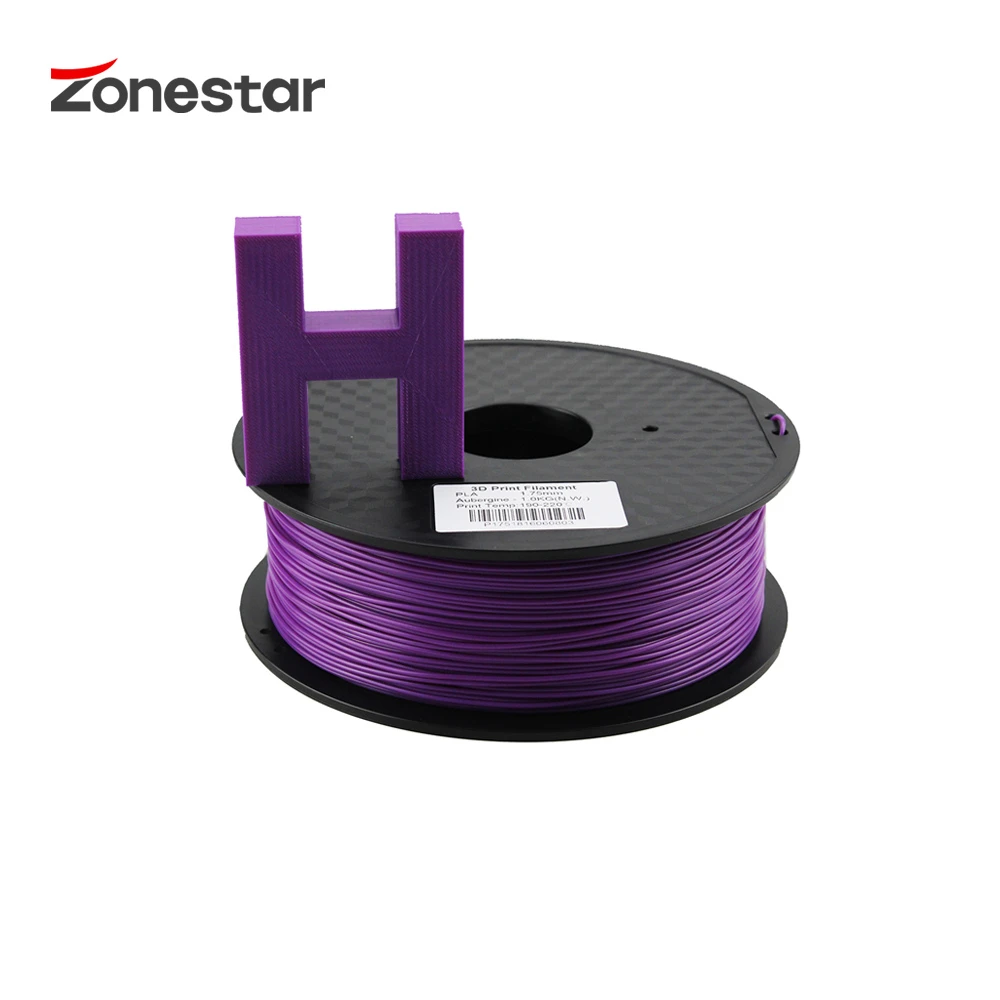 Нить для 3D принтера Zonestar PLA 1 75 мм кг пластиковые резиновые расходные материалы 28