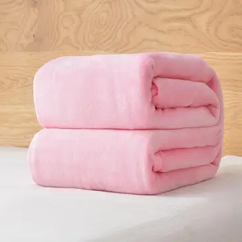 

48 Fleece Warm Blanket Pink bedspread Bed cover Twin Queen size Bed sheet Winter Throw Bed set Bed /sofa/travel 150X200/200X230