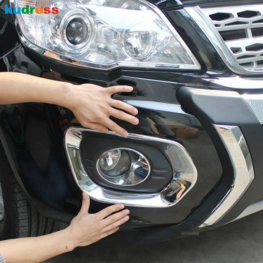 Для Great Wall Haval Hover H6 2011 2012 ABS хромированный передний противотуманный светильник