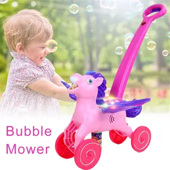 

Water Blowing Toys Electronic Bubble Mower Walker Bubble Blower Outdoor Kids Toys Parent-child Exchange Interactive Toy