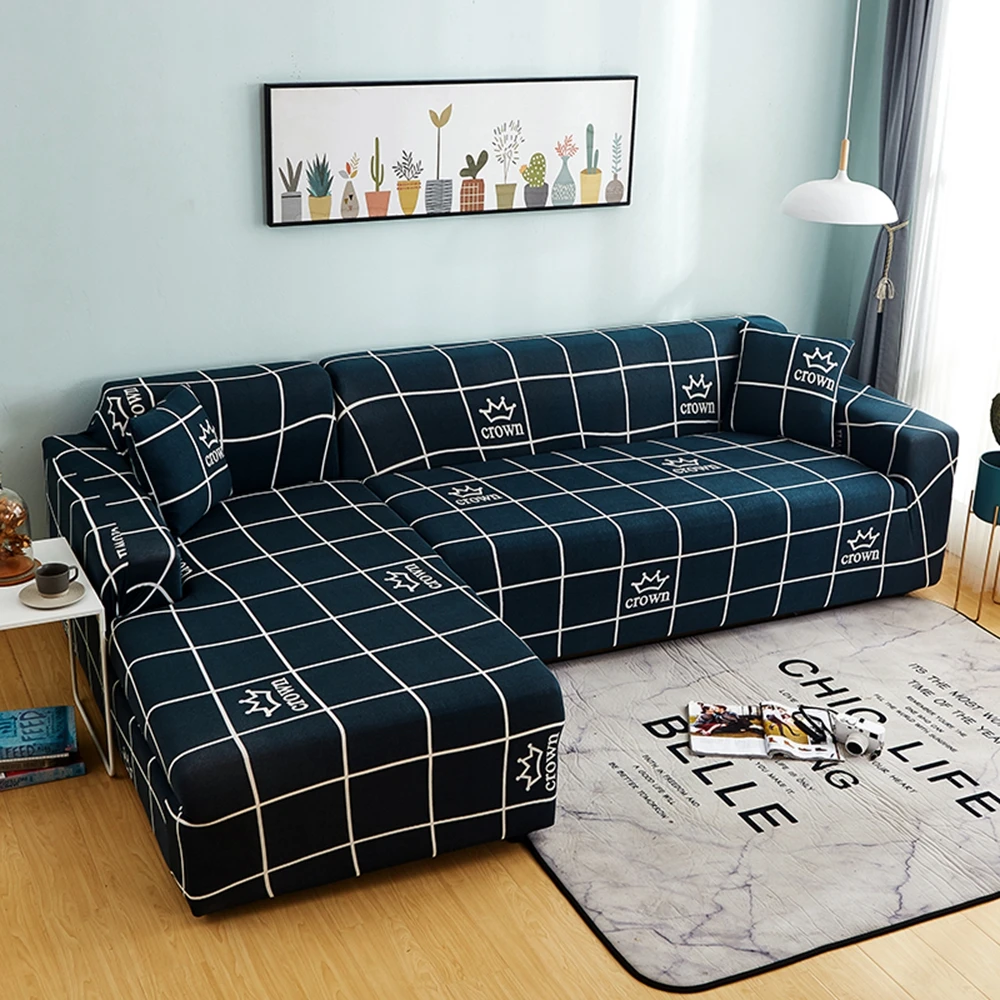 Эластичный секционный чехол для углового дивана шезлонг стул 2 3 места L образные