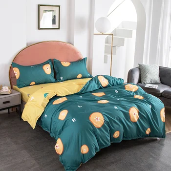 

nordic bedding set duvet cover 240x220 bed sheets pillowcase bed linen set for home quenn king single size