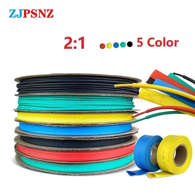 

Heat Shrink Tubing Tube 1 Meter Big Inside Diameter 100MM 120MM 150MM Kits Insulation Tubing Wires Cable 5Colors Universal