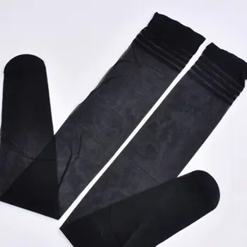

Elastic Sexy Anti Sticking Wire Stockings For Woman Knee-length Barrel Slip-proof Ribbon Stockings for Female HOT SALE
