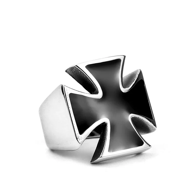 Stainless Steel Ring BEIER Man Punk Cool Cross Style For Men Fashion Jewellery Unique Gift BR8-205 US Size