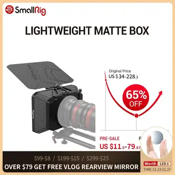 

SmallRig Lightweight Clamp-On Matte Box with Carbon Fiber Top Flag 2660