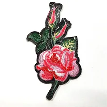 Розовое платье нашивки вышивка аппликация Одежда швейная нашивка значок сделай сам патч, аксессуары можно сделать как ваш логотип