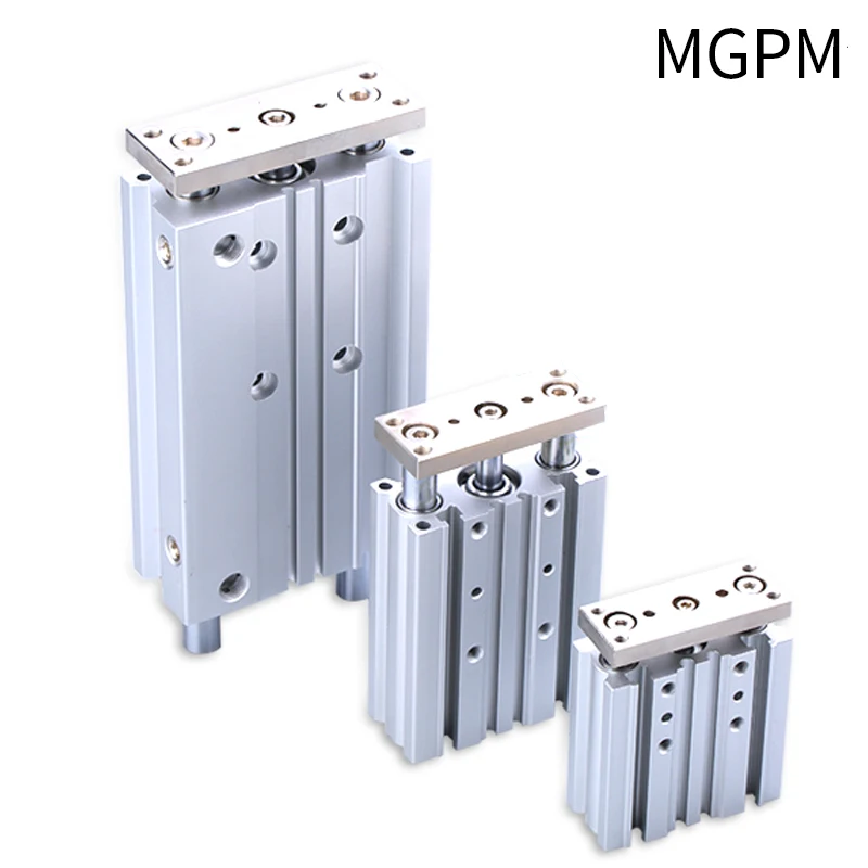 MGPM SMC size Compact Guide Cylinder BORE 12 16 20 25 32 40 50 63 Stroke 10 20 25 30 40 50 75 100 125 150 200 250 300