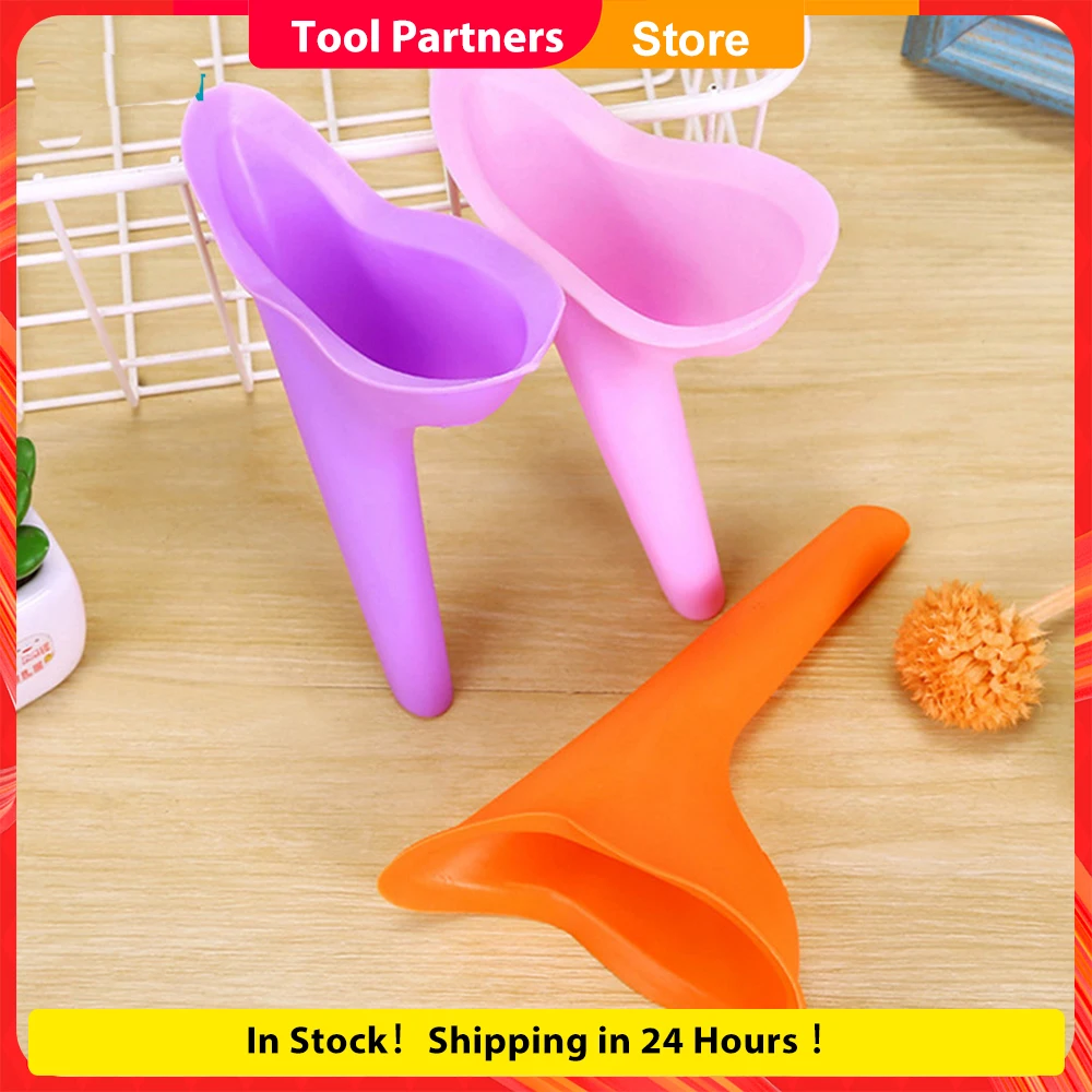 Women Urinal Outdoor Travel Camping Portable Female Soft Silicone / Disposable Paper Urination Device Stand Up & Pee GYH |