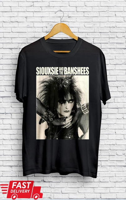 Siouxsie And The Banshees Sioux Band Face Black Men T-Shirt Regular Size  S-3Xl