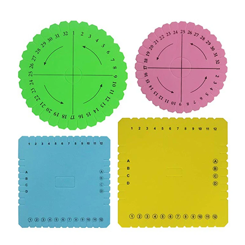 

Bracelet Knitting Kumihimo Disc Disk Tray Braided Rope Knot Knitting Tool Thread Handmade Jewelry Desgin Board