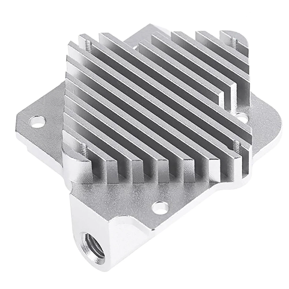 

3D Printer Accessories Upgrade Heatsink Set for 1.75mm Titan Extruder Reprap i3 E3D Hotend Radiator with Heating Block