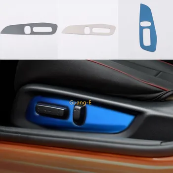 

For Honda civic 10th sedan 2016 2017 2018 2019 Car Sticker Detector Stainless Steel Seat Adjustment Knob Button Switch Trim