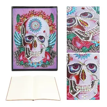 

50 Pages Diary Book DIY Special Shape Diamond Painting Notebook Diary Book Sketchbook Embroidery Diamond Cross Stitch Craft Gift