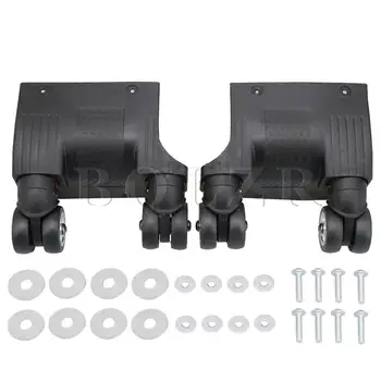 

BQLZR W307 Luggage Suitcase Wheels Black for Luggage 14.2CM Pack of 2