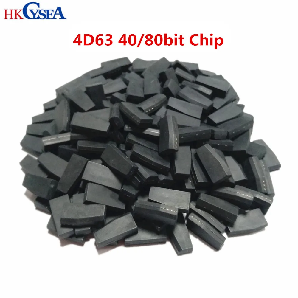 Transponder Chip HKCYSEA 10/50/100pcs 4D63 40/80bit ID63 ID83 TP33 Blank Ceramic Transponder Chip for Ford Mazda Lincoln Car Key transponder chip